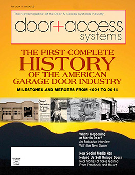 The First Complete History of the American Garage Door Industry